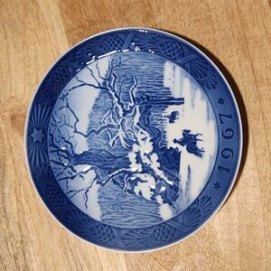 Vintage 1967 Royal Copenhagen Porcelain The Royal Oak Collectible Plate
